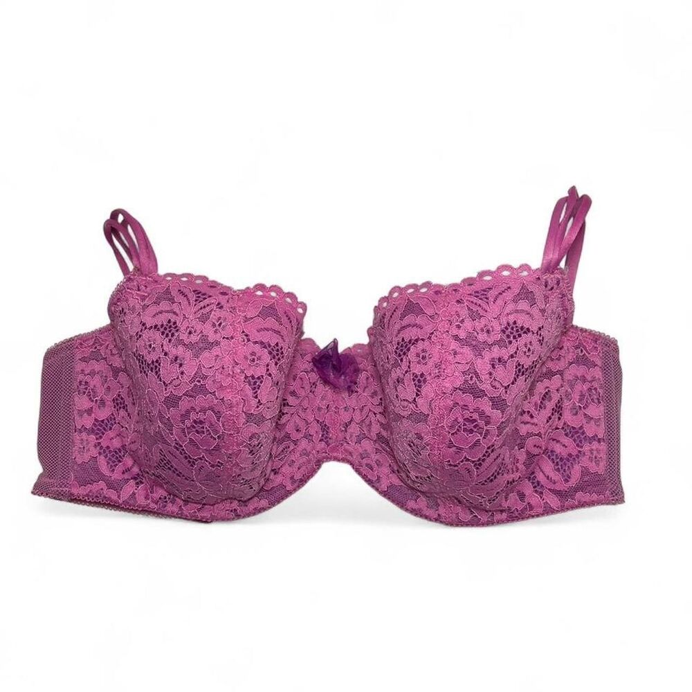 Btempt-d-by-wacoal Women's Purple and Pink Bra